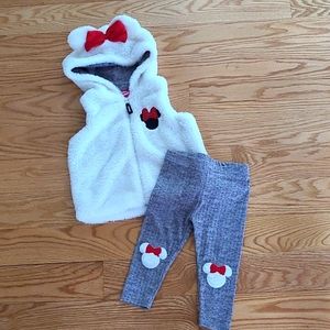 Disney Minnie vest and pants